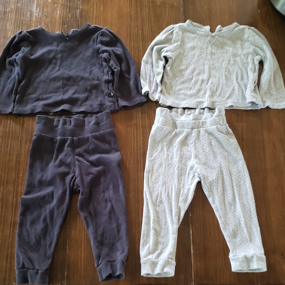 2 sets of Baby GAP, Organic Cotton, Tops And Bottoms